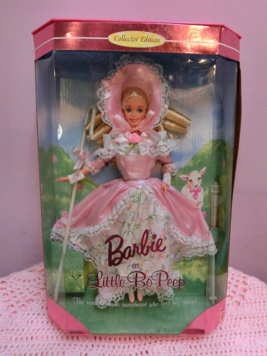  Barbie 1995 year little bo-pi-pLittle Bo Peep 90s Mattel Vintage ...*Barbie MATTEL Vintage Doll pink dress 