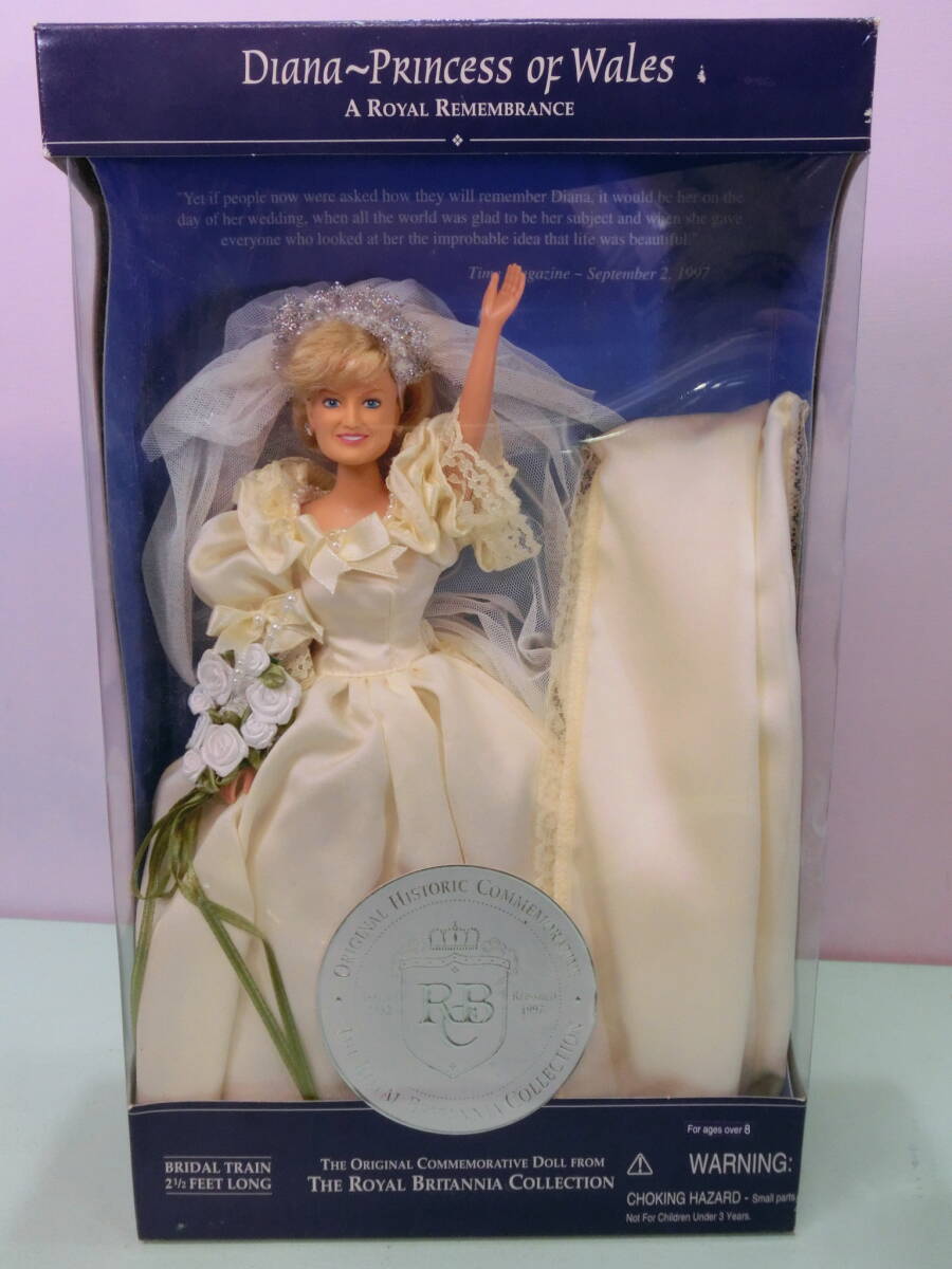 プリンセス ダイアナ妃 フィギュア人形 英国王室 イギリス結婚式 ウェディングドレス ドール Princess Diana figure