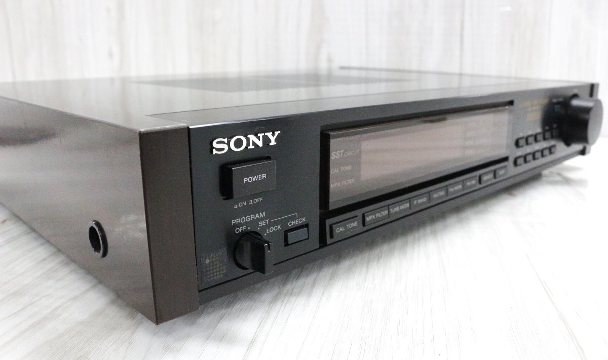 【行董】XX000APH08 SONY ソニー FM ステレオ FM-AMチューナー ST-S333ESXⅡ 通電動作確認OK 音響機器の画像2