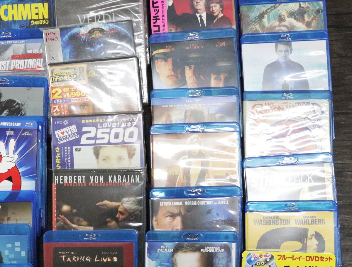 【行董】AZ316ABH13 2個口発送 超大量 約300枚 Blu-ray ブルーレイまとめ DVD数枚含む 未開封品あり スーパーマン ゴーストバスターズ等の画像4