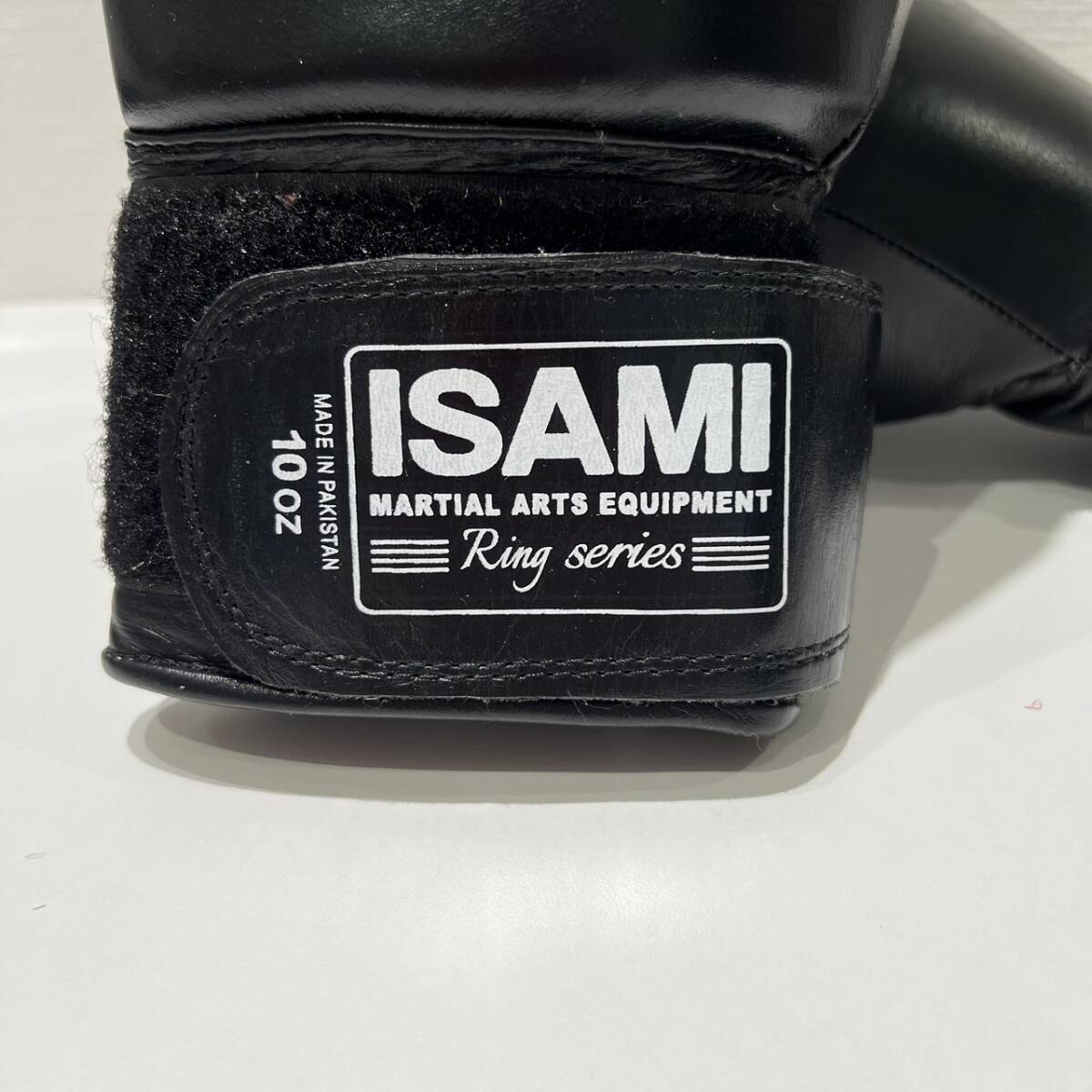 【ND-2012a】1円スタート ISAMI イサミ スパーリンググローブ RS002 サイズ 10oz ブラック エクササイズ ボクササイズ 練習用の画像4