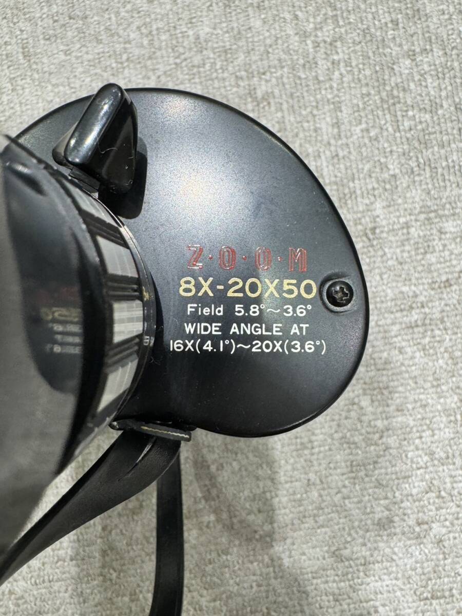 【ND-2023TM】1円スタート Dia Stone GP 820 ZOOM 8×-20×50 双眼鏡 アンティーク ケース付 中古品 長期保管品 アウトドア ウォッチングの画像3