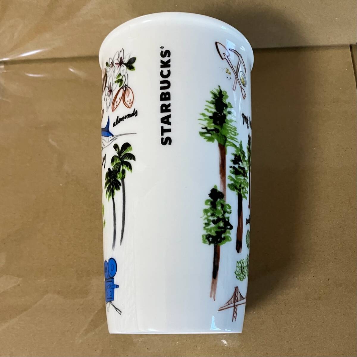 ◆スターバックス◆ STARBUCKS 海外 タンブラー 296ml カリフォルニア California スタバ 限定 陶器製 マグカップ コップ アメリカ _画像3