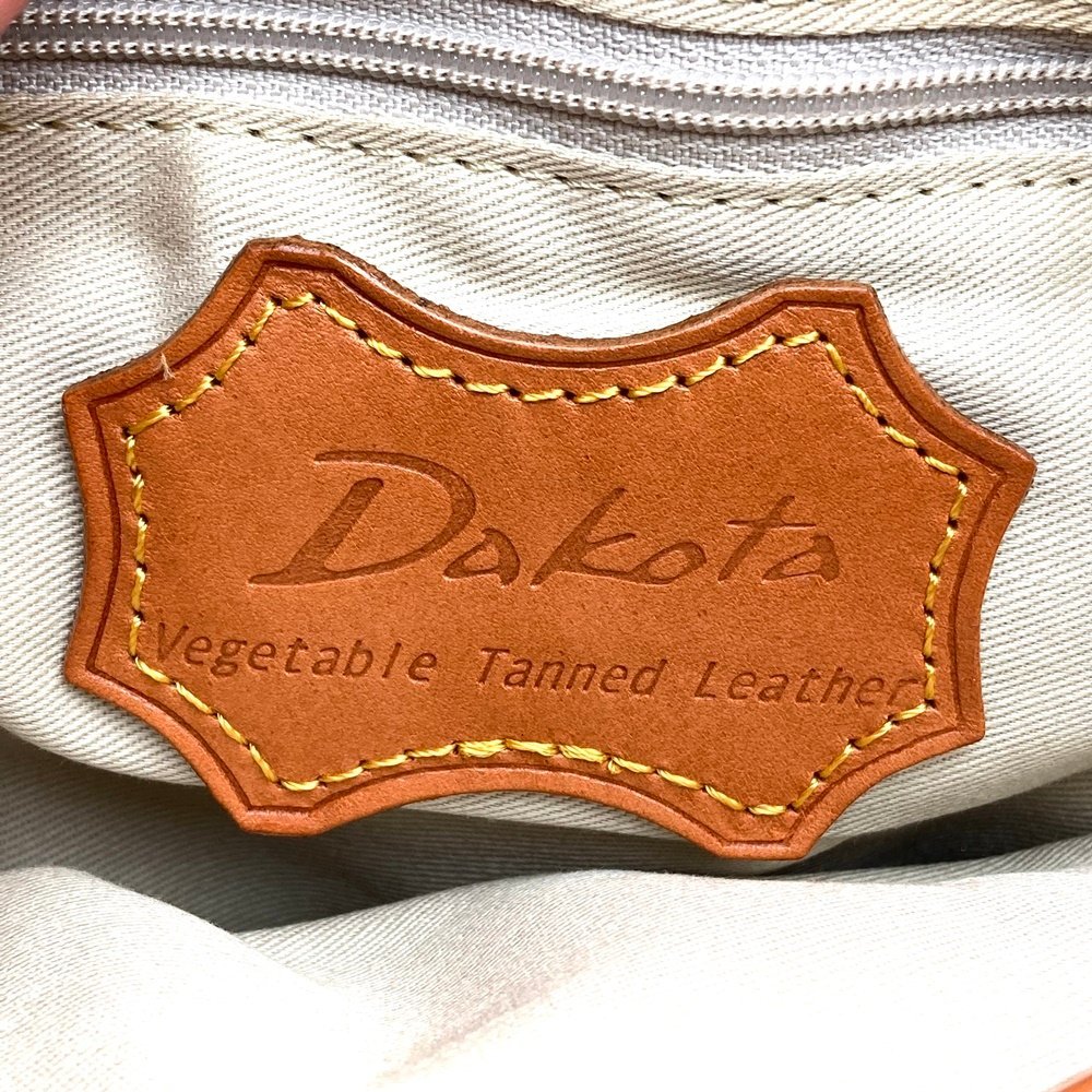 rm) Dakota ダコタ レザー ハンドバッグ トートバッグ キャメル 茶系 革 ※中古 保管品の画像7