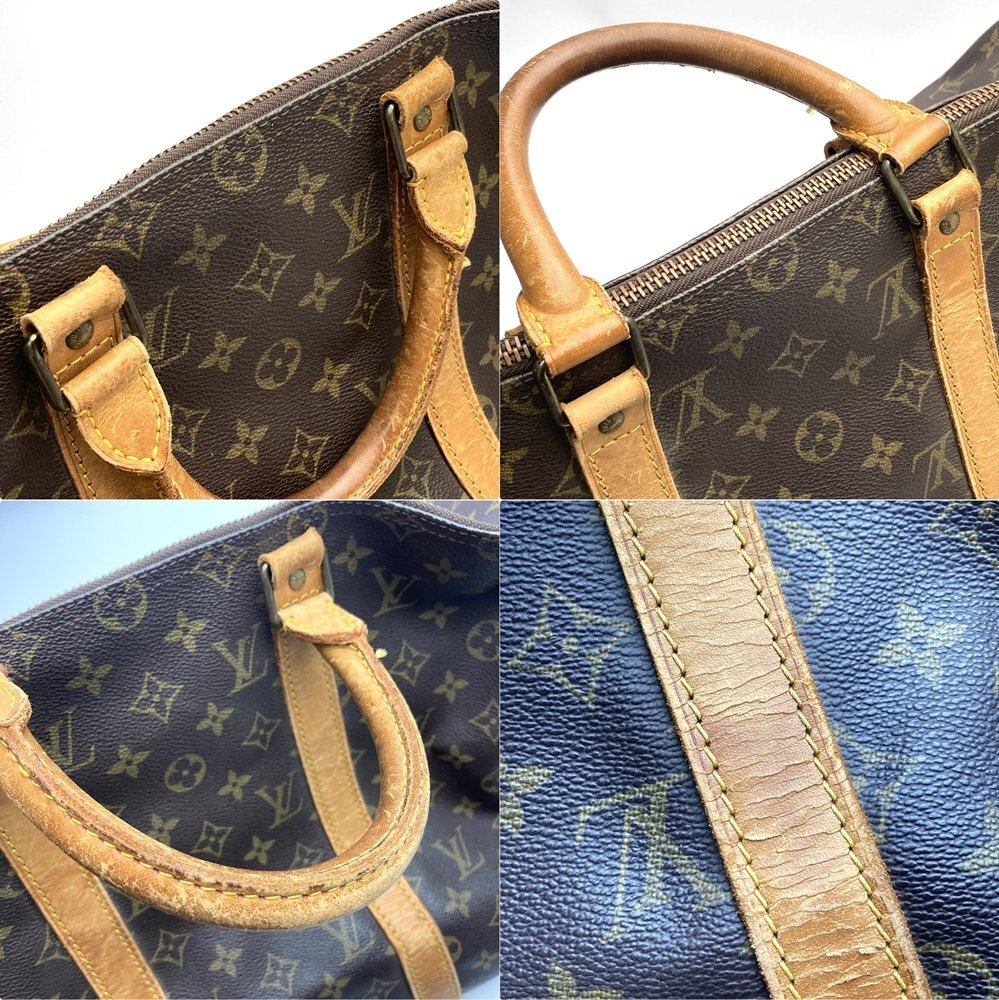 rm) LOUIS VUITTON ルイヴィトン モノグラム キーポル50 マルティエ刻印 ボストンバッグ 旅行鞄 トラベルバッグ ※中古 経年保管品_画像6