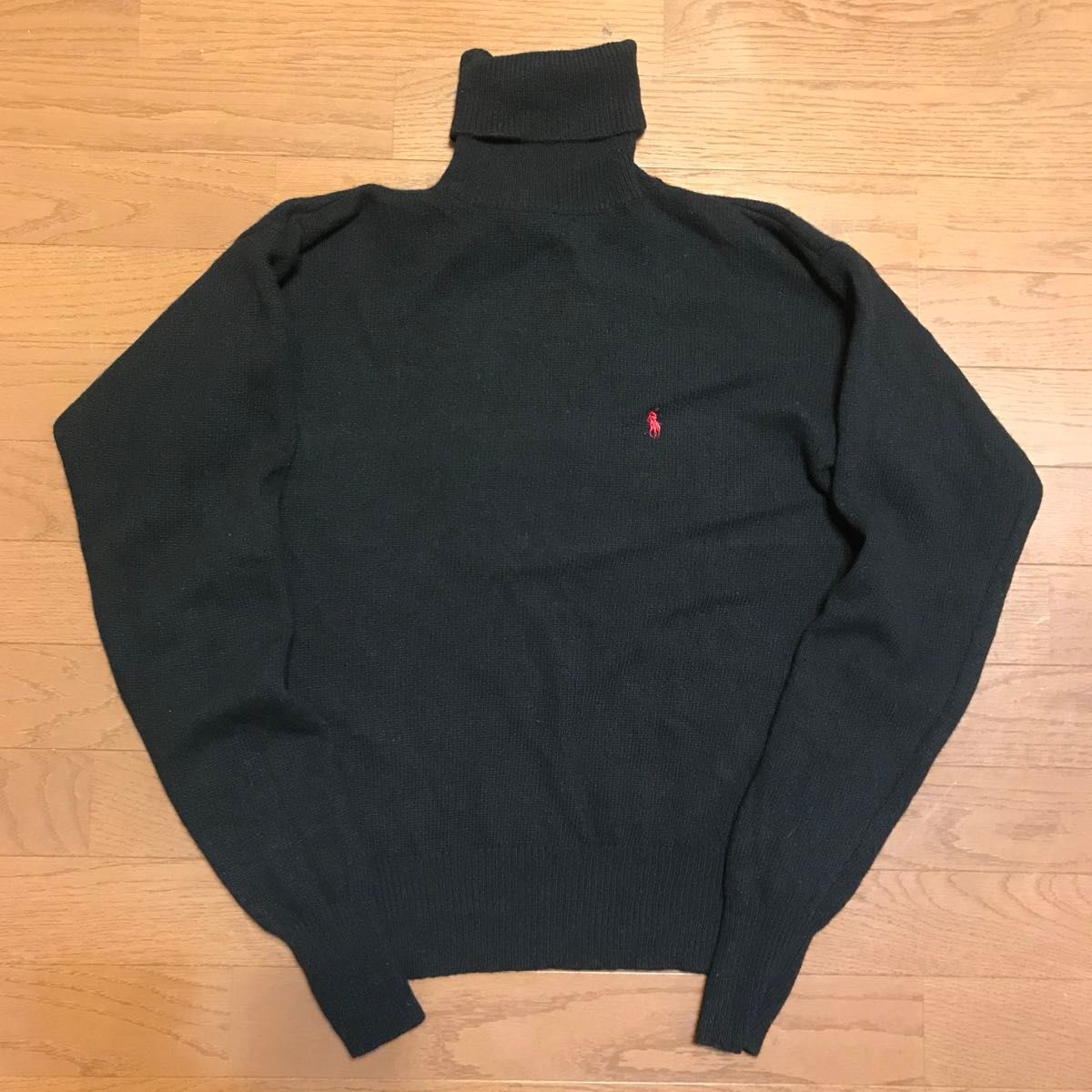 90s Ralph Lauren WOOL 100% タートルネックセーター M ウール セーター ニット