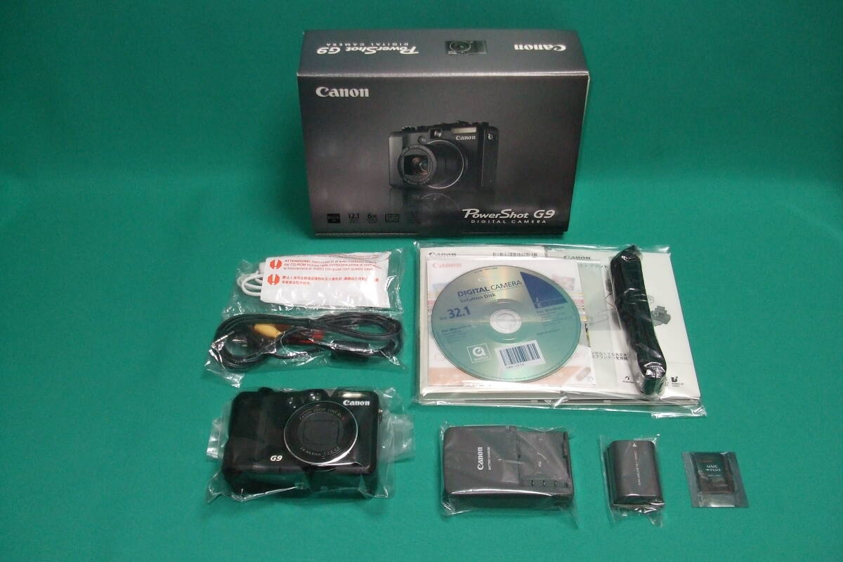 ★新品★ キャノン(Canon)　Power Shot　Ｇ９ マニア向けセット〔開封／実写撮影確認済み！〕_画像2