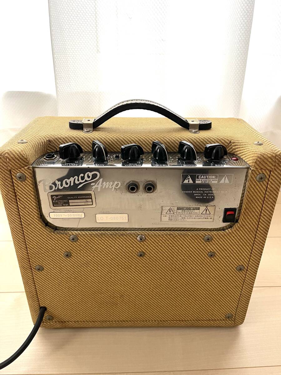 Fender フェンダー ギターアンプ Bronco-AMP PR258　ブロンコ ツイード_画像2