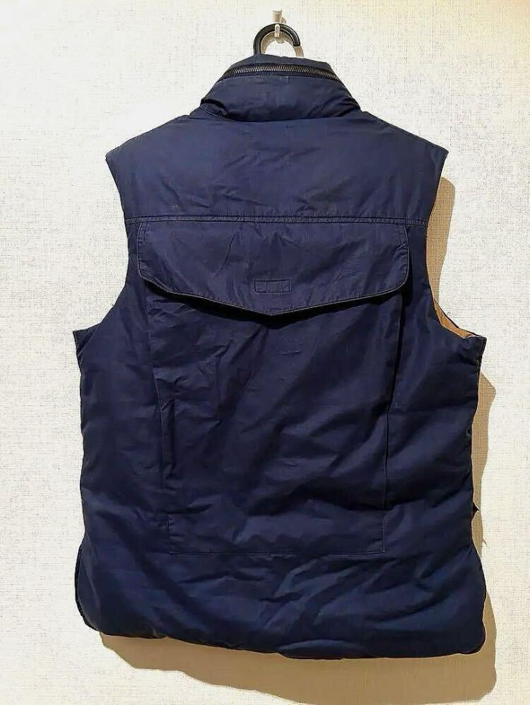 最終SALE ダウンベスト ハンティング 80s POLO by RALPH LAUREN 90s DOWN VEST Cotton 100% ネイビー の画像2