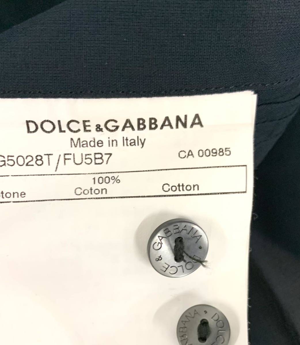 ドルチェ&ガッバーナ 長袖シャツ シャツ 長袖 G5028/FU5B7 DOLCE&GABBANAドルガバ服現状品 カ4_画像4