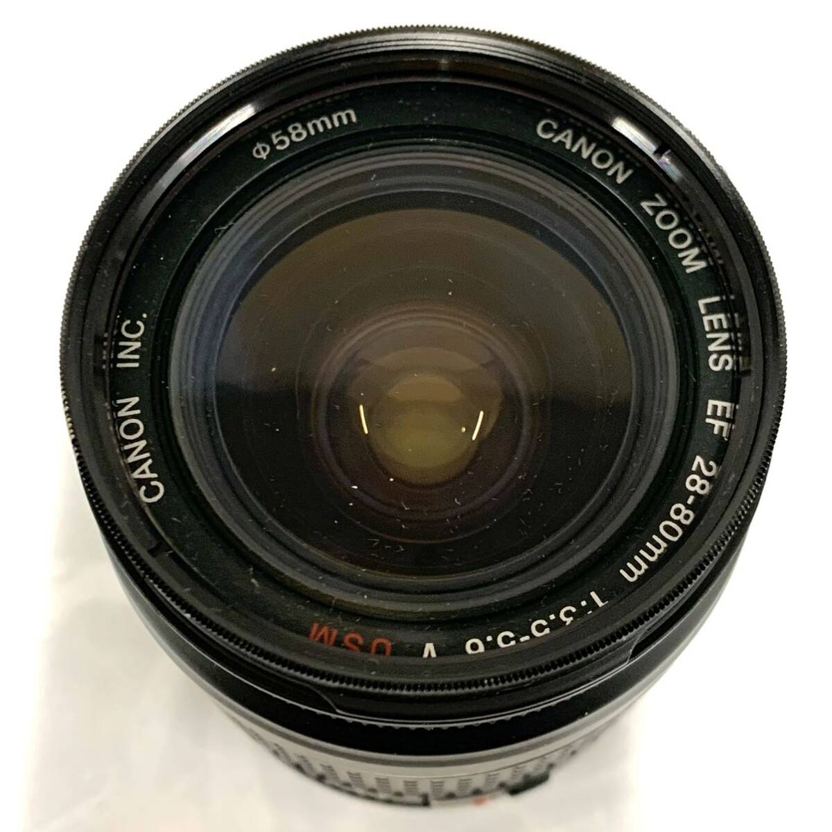 動作ok キャノン Canon EF 28-80mm 1:3.5-5.6V USM　レンズ現状品 カg_画像1