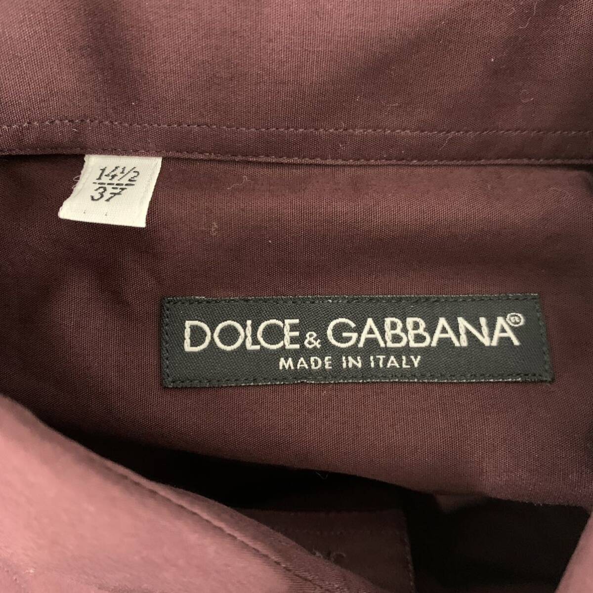 ドルチェ&ガッバーナ TSR48 U5AM CA00985長袖シャツ シャツ DOLCE&GABBANAドルガバ 服 現状品 カ4_画像10