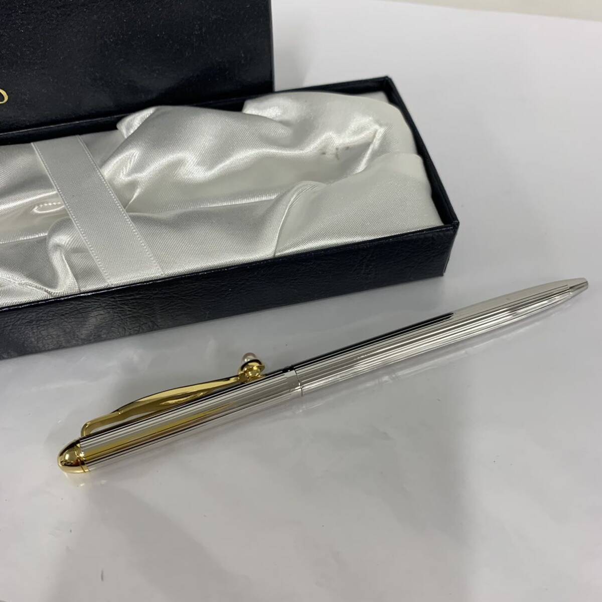 1 иен лот чернила есть MIKIMOTO шариковая ручка Mikimoto письменные принадлежности общая длина примерно 13cm текущее состояние товар ka4