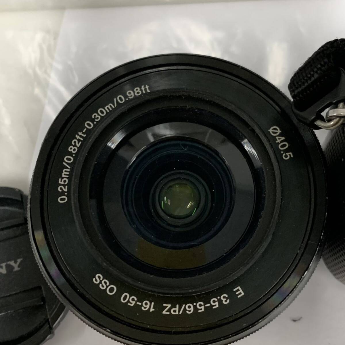  operation not yet verification SONY Sony mirrorless single-lens NEX-5R body lens E 3.5-5.6/PZ 16-50OSS present condition goods ka4