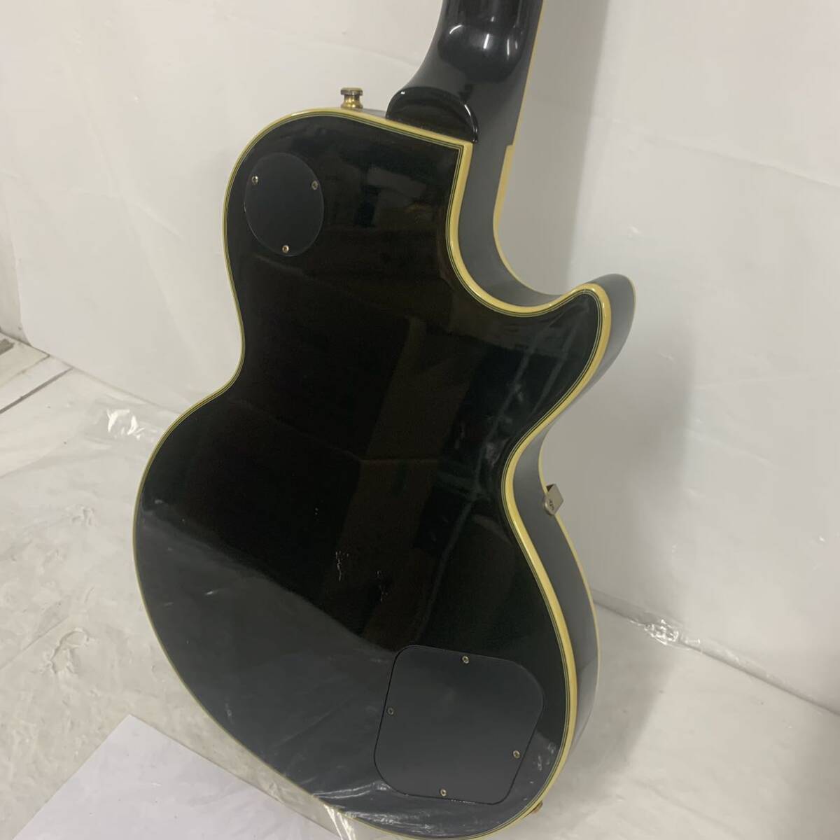 エピフォン レスポール カスタム エレキギター 楽器EPIPHONE Les Paul custom PRO 黒系 全長約101cm カ4の画像8