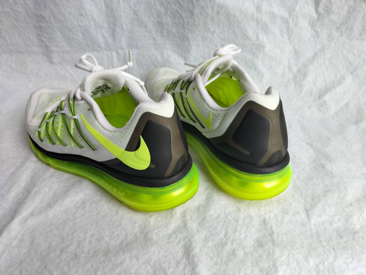 ♪ナイキ製シューズ エアマックス ランニング ジョギング 運動靴 スニーカー 698902-107 28.5cm◆NIKE AIR MAX 2015 White Volt 送料無料！_画像8