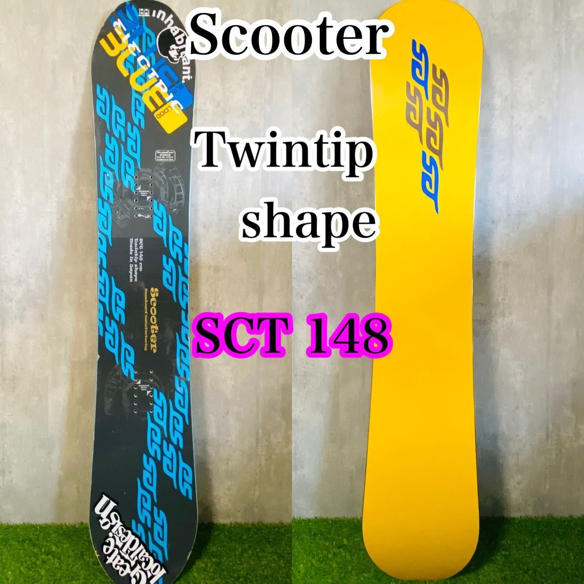 Scooter スノーボード　twin148cm スクーター　レディース　キャンバーツインチップ　SCT148