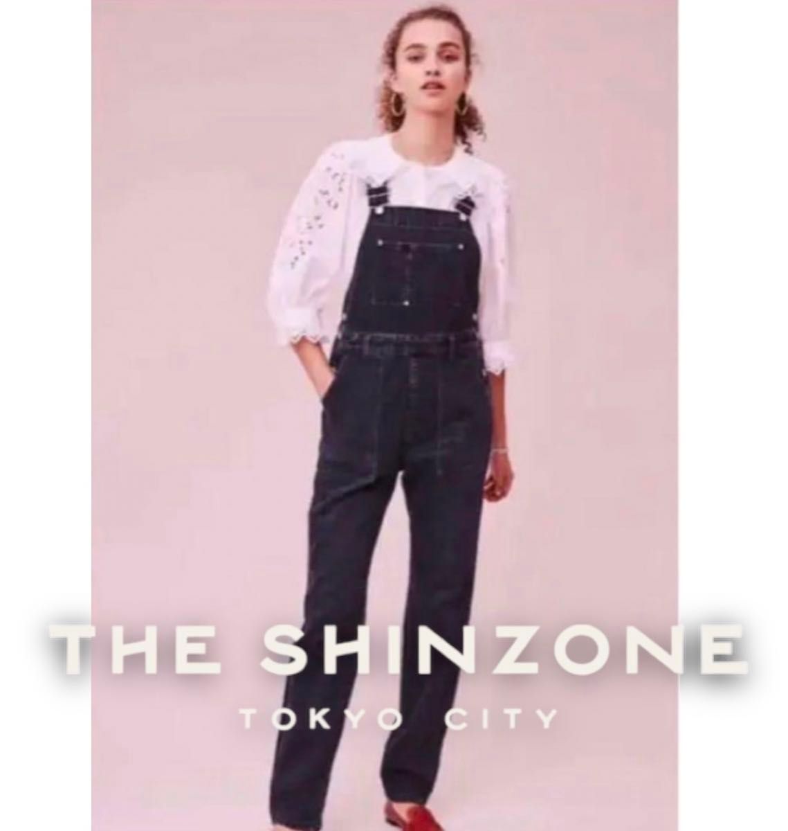 THE SHINZONE シンゾーン ブラックデニムサロペット 34 THE SHINZONE シンゾーン ブラックデニムサロペット 34