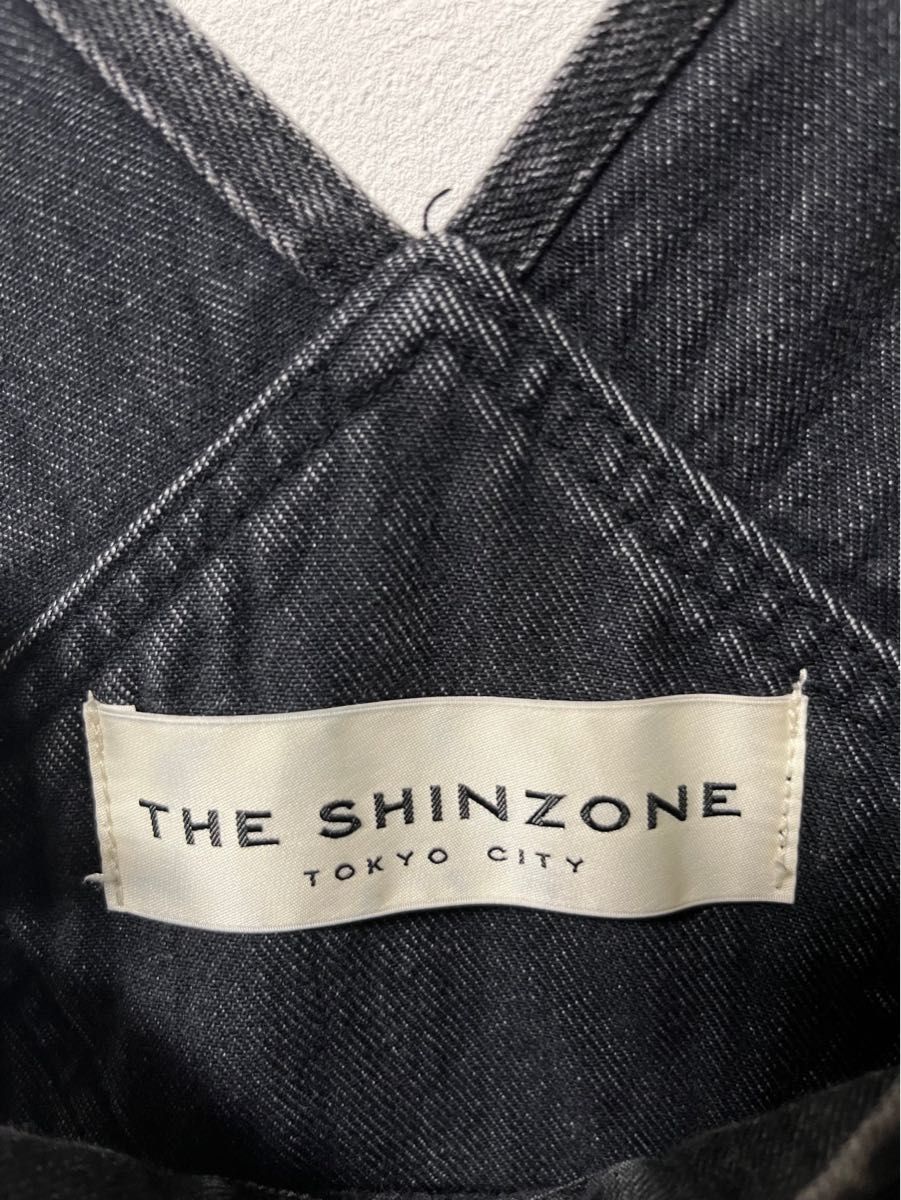 THE SHINZONE シンゾーン ブラックデニムサロペット　34 オーバーオール