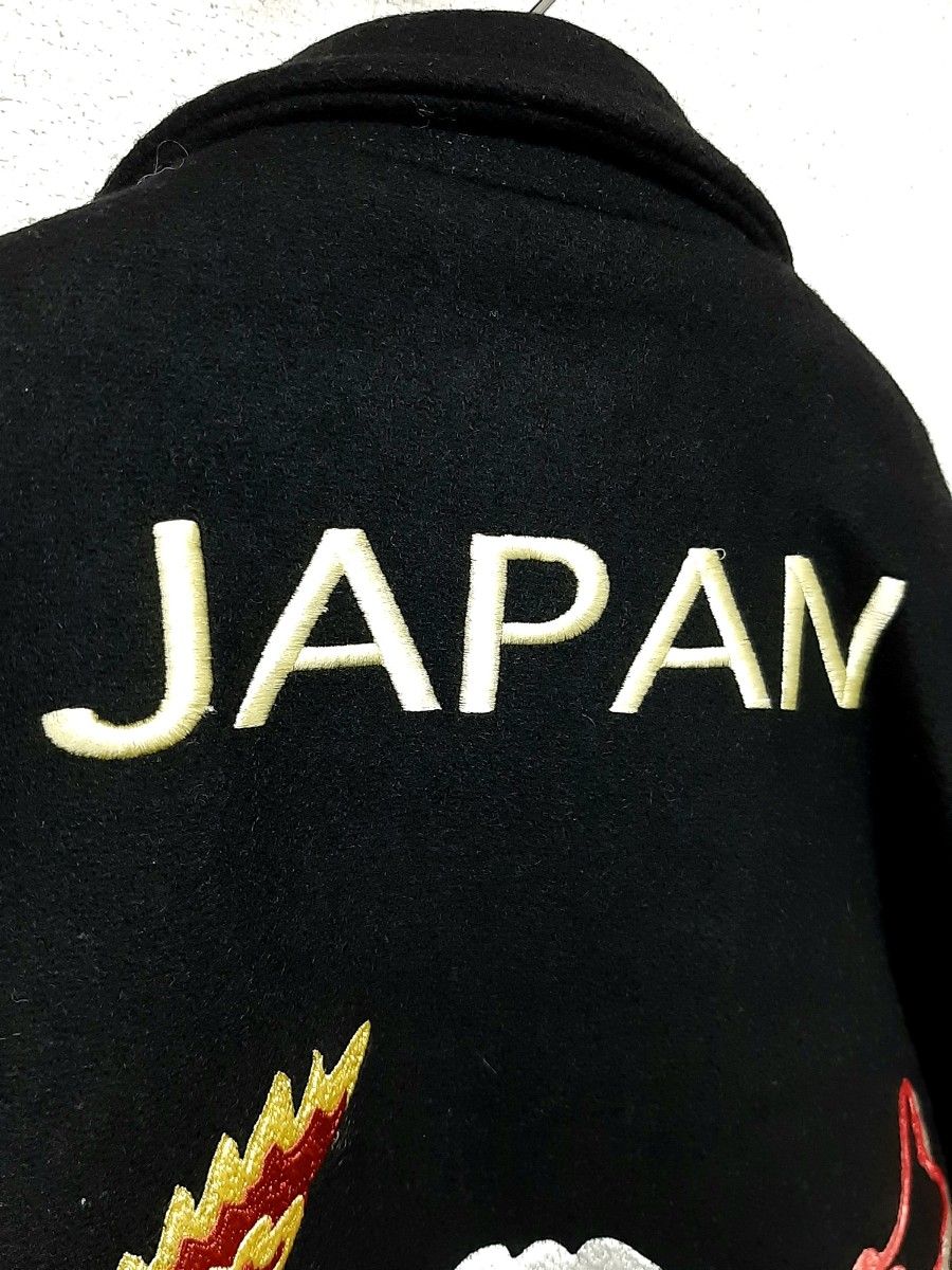 ほぼ新品 極少生産モノ 定価75000 Swingin'slily 刺繍メルトン ほぼ新品 極少生産モノ 定価75000 Swingin'slily 刺繍メルトン