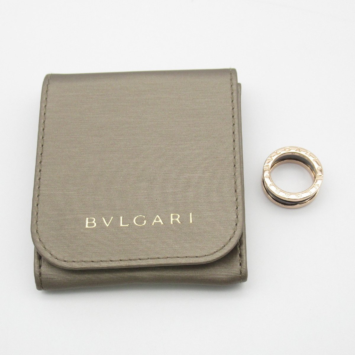 BVLGARI ブルガリ リング・指輪 B-zero1 ビーゼロワン リング ブラック系 K18PG（ピンクゴールド） セラミック 中古 ユニセックス_画像6