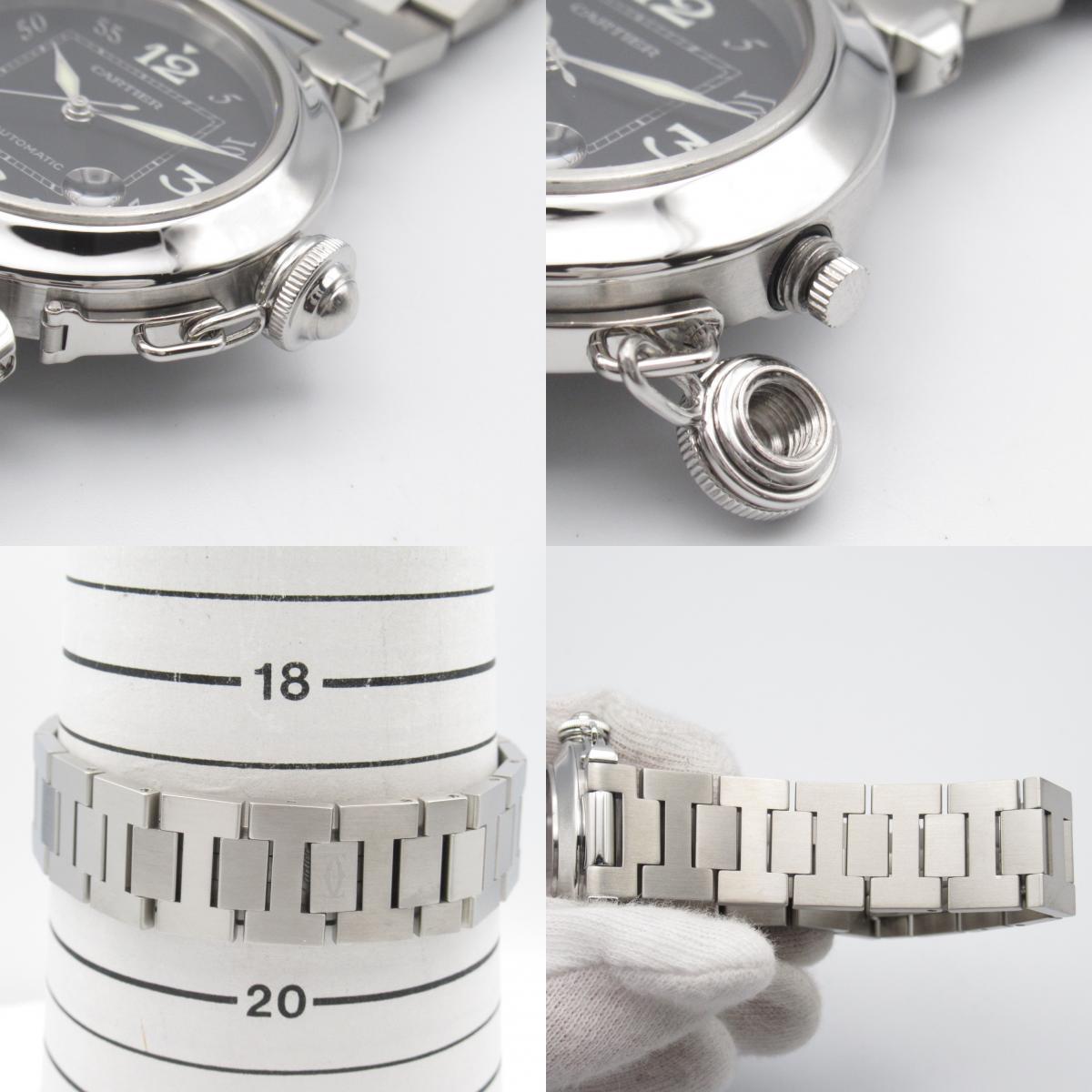 カルティエ パシャC ブランドオフ CARTIER ステンレススチール 腕時計 SS 中古 メンズ レディース_画像7