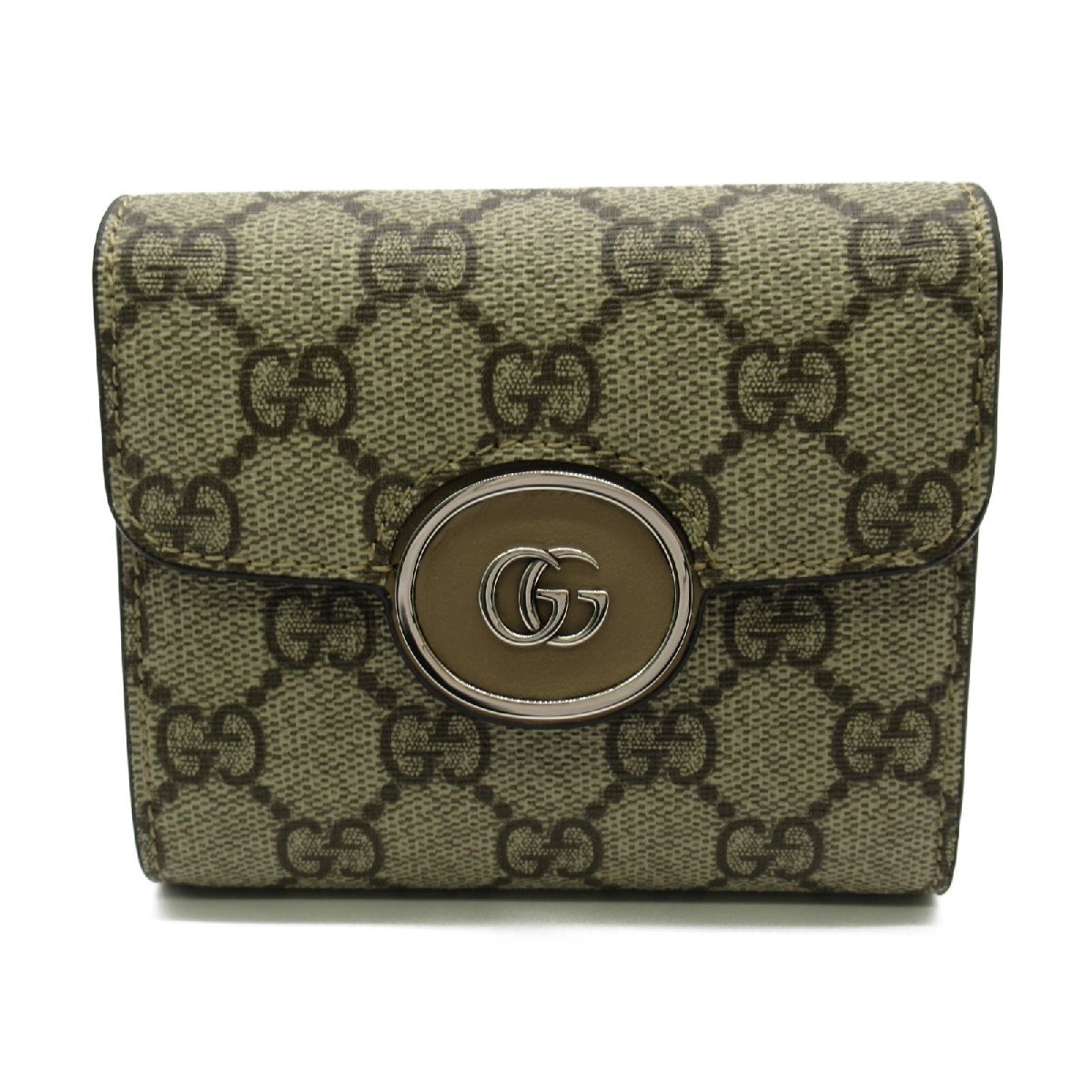 グッチ GG ミディアム ウォレット ブランドオフ GUCCI その他 三つ折り財布 GGスプリームキャンバス レディース_画像1