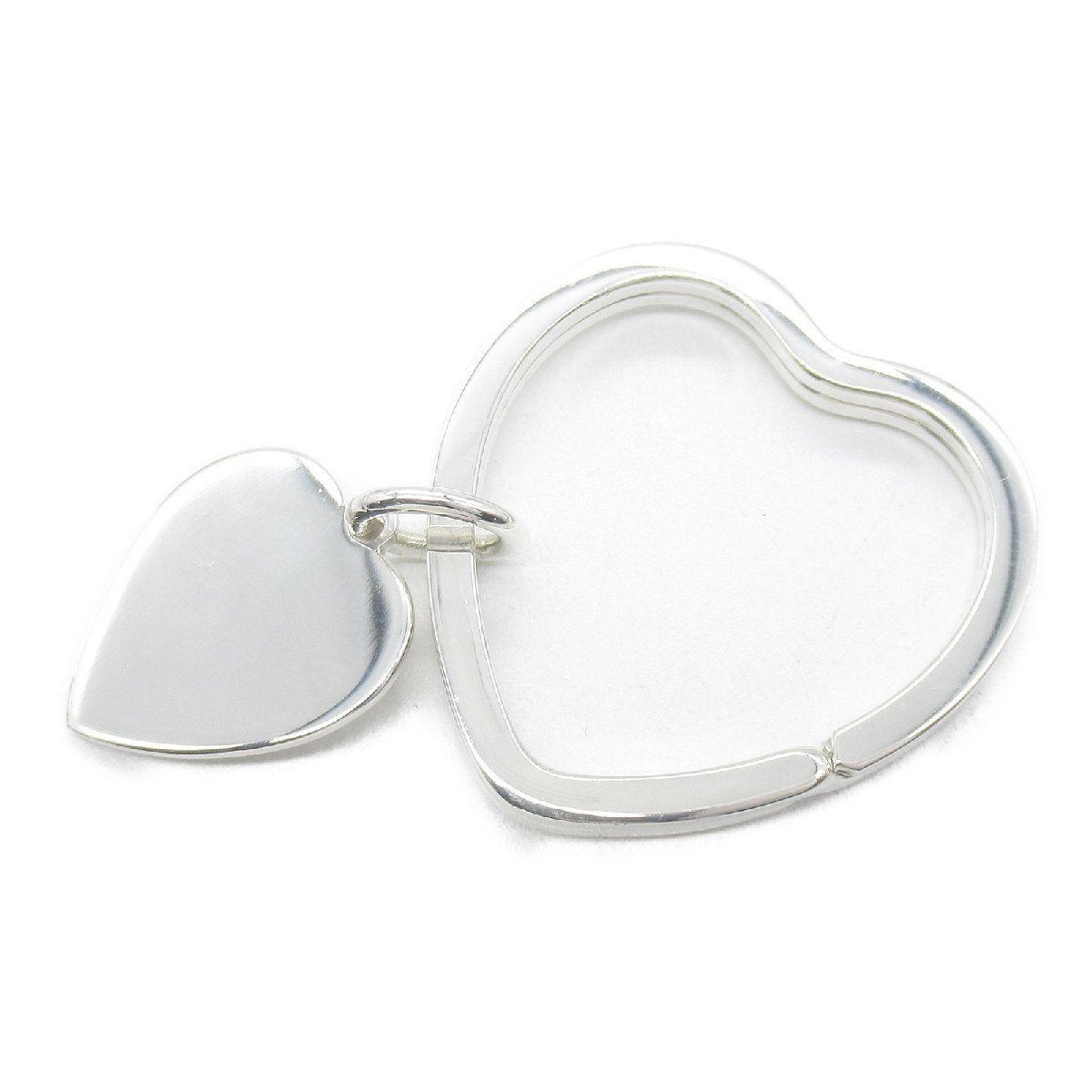  Tiffany Heart key ring brand off TIFFANY&CO silver 925 key ring 925 used lady's 
