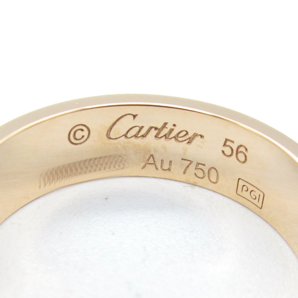 カルティエ ラブリング ブランドオフ CARTIER K18PG（ピンクゴールド） リング・指輪 750PG 中古 メンズ レディース_画像4