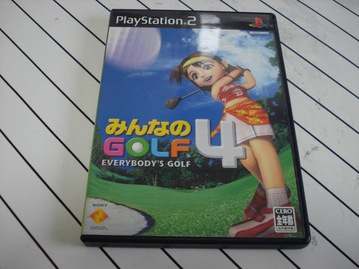 L★PS2 みんなのGOLF4 ★送料215円_画像1