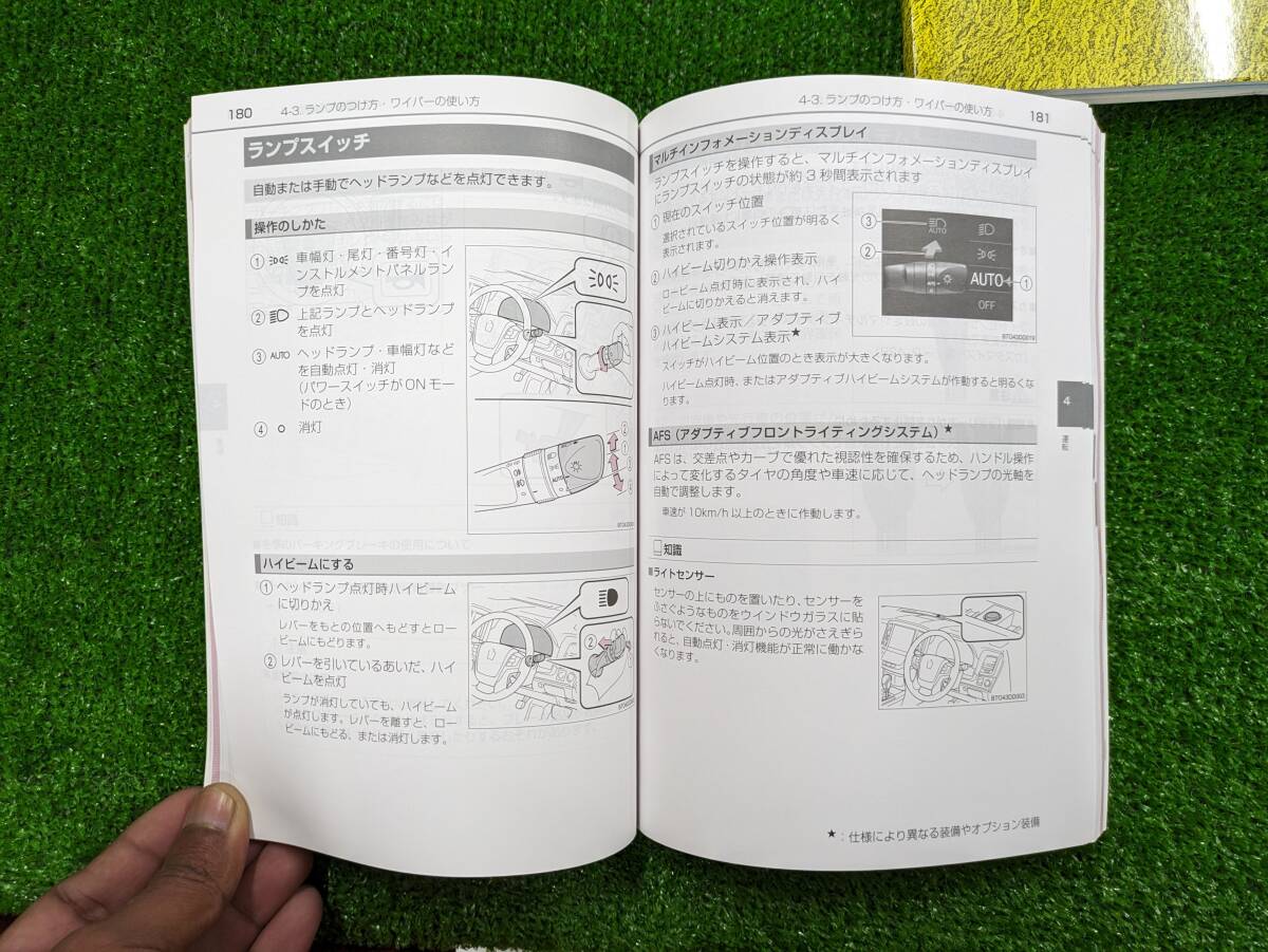 ★TOYOTA CROWN HYBRID トヨタ クラウンハイブリッド 2012年12月 初版 AWS210 取扱説明書 取説 MANUALBOOK FB743★_画像6