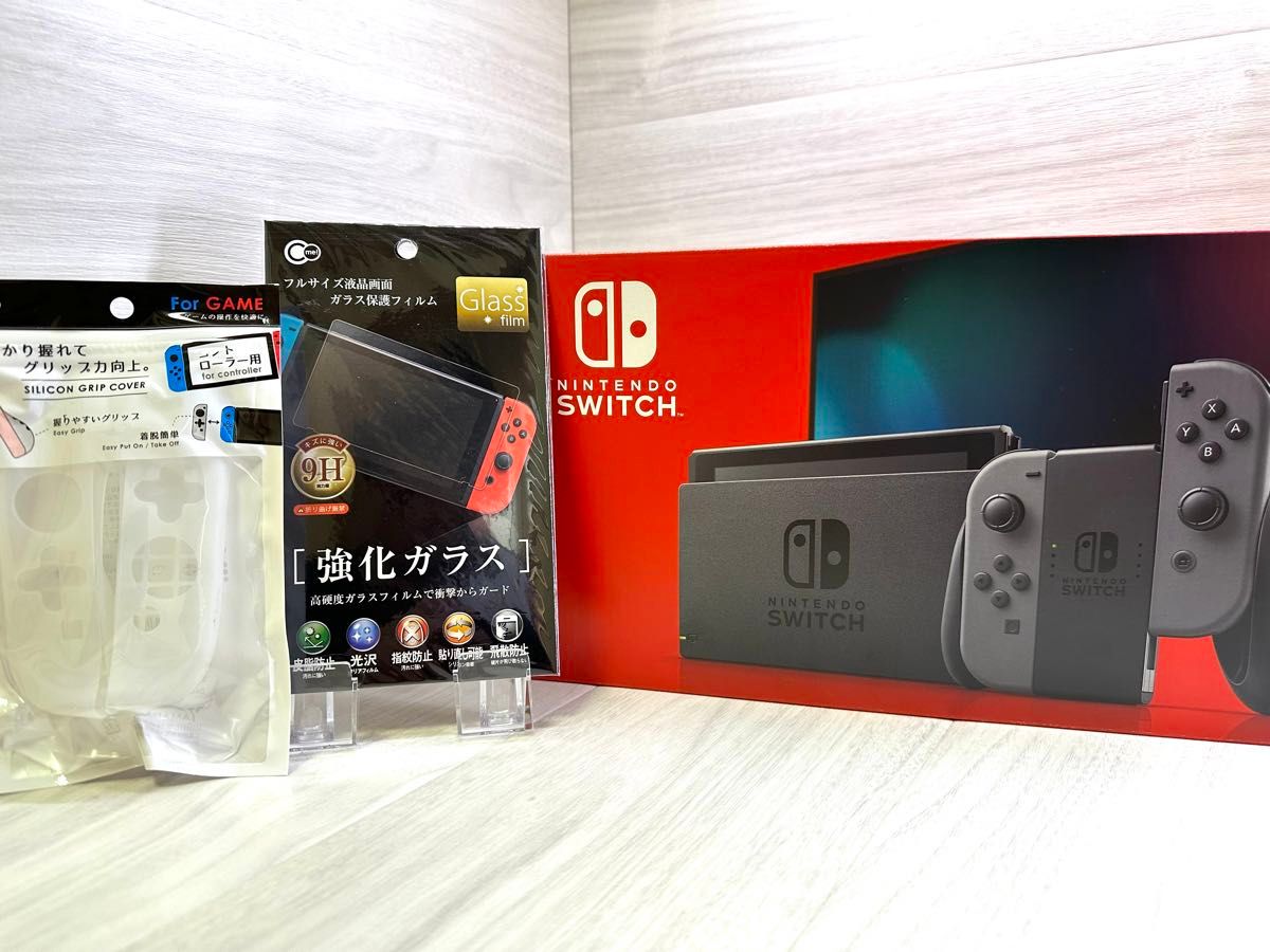 美品！豪華おまけ付き！液晶新型Nintendo Switch本体一式完品