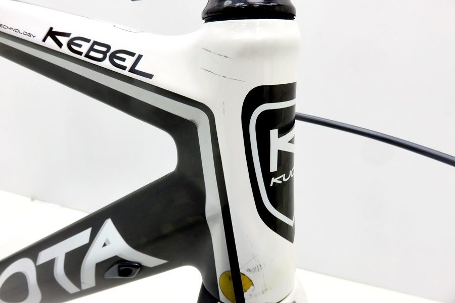 KUOTA クオータ KEBEL ケベル ロードバイク用フレーム 年式不明 カーボン サイズ不明 C-T525mm ブラックの画像9