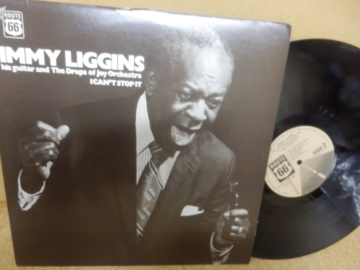 LP;JIMMY LIGGINS～his guitar & the Drops of Joy orchestra/I Can't Stop_画像1