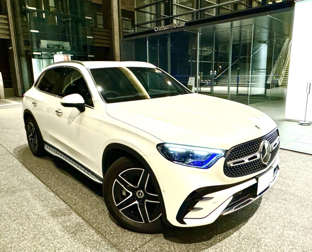 ★メルセデスベンツ【GLC220d】AMGラインISG搭載2023年モデル/走行距離0.7万km/有償カラーダイヤモンドホワイト/レザーシート/メルケア付き_画像1