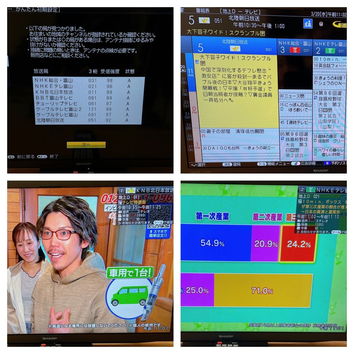 初期化済 2023年製SHARP AQUOSシャープ24インチ液晶テレビ 初期化済 2023年製SHARP AQUOSシャープ24インチ液晶テレビ