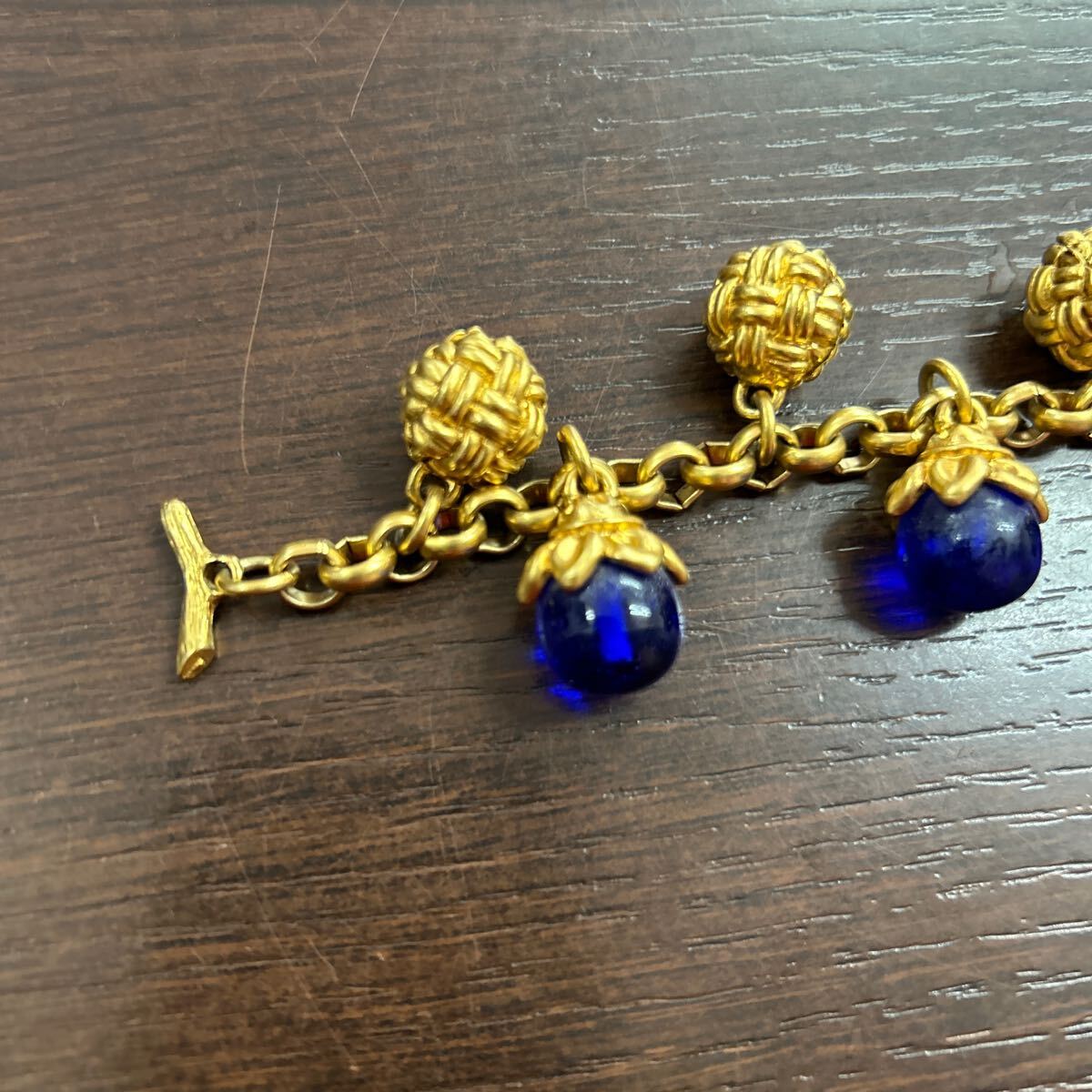  unused goods Vintage bracele KENZO Kenzo Gold color accessory Vintage bracelet tag attaching 