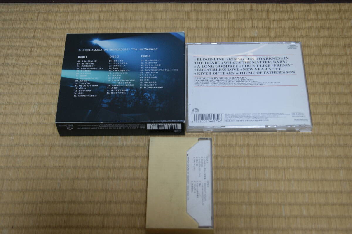 ■中古 浜田省吾CDカセットテープまとめて SHOGO HAMADA ON THE ROAD2011 The Last Weekend/FATHER’S SON/WastedTears Jboy ラストショー_画像2