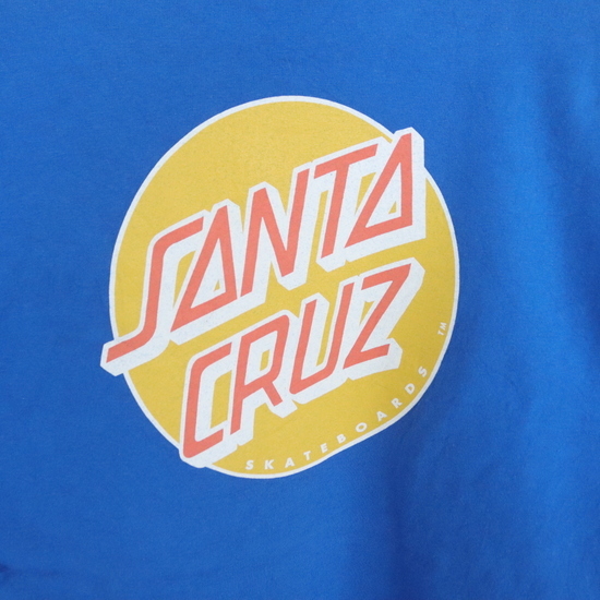 M347 2000年代製 SANTACRUZ 長袖Tシャツ■00s 表記Sサイズ ブルー ロンT スケーター 古着 アメカジ ストリート 古着卸 激安 希少 90s 80s_画像3