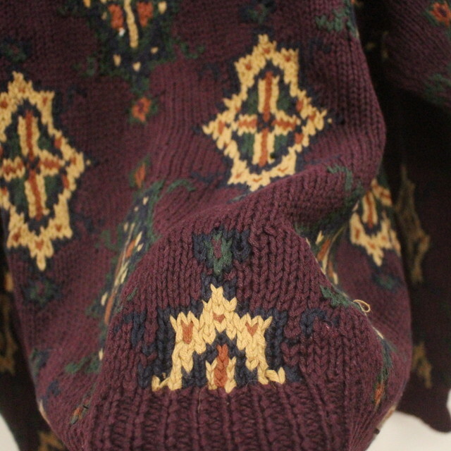 a142 2000 годы производства MarkShale хлопок вязаный свитер #00s надпись L размер темно-красный б/у одежда American Casual Street б/у одежда . супер-скидка редкий 90s 80s 70s 60s
