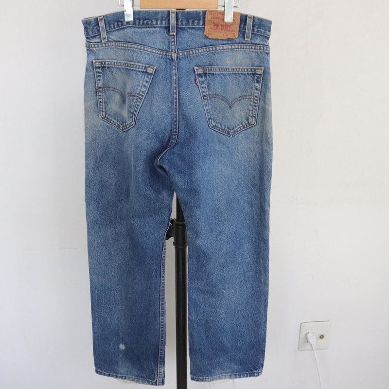 L376 2000 period made Levis Levi's 505 Denim pants USA made #00s inscription 36 -inch blue blue ji- bread jeans American Casual old clothes old clothes .90s 80s