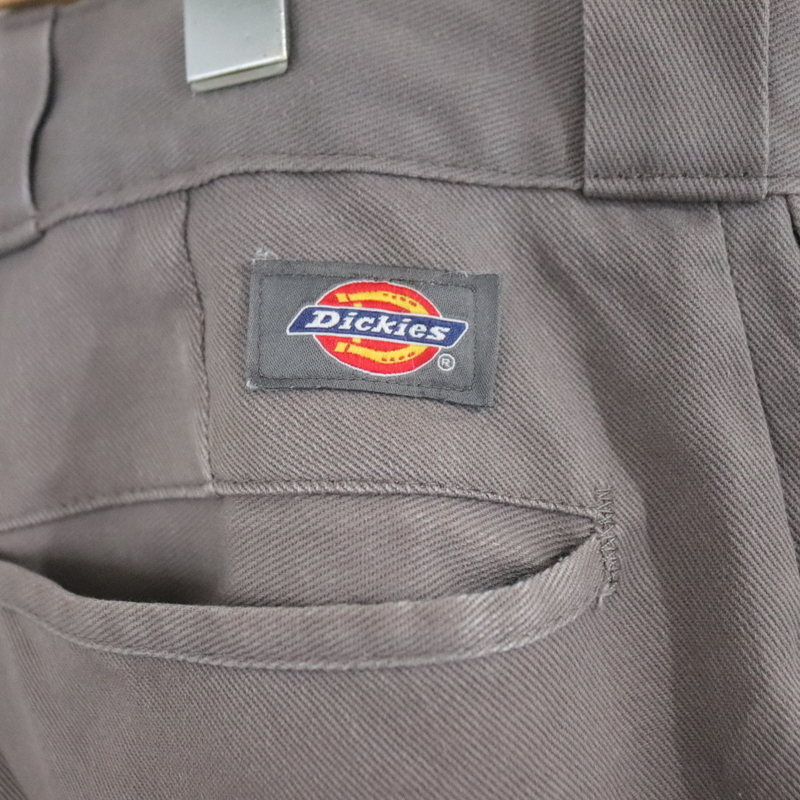 E335 2000年代製 Dickies 874パンツ■00s XLサイズぐらい ワークパンツ グレー ディッキーズ アメカジ 古着 古着卸 90s 80s_画像8