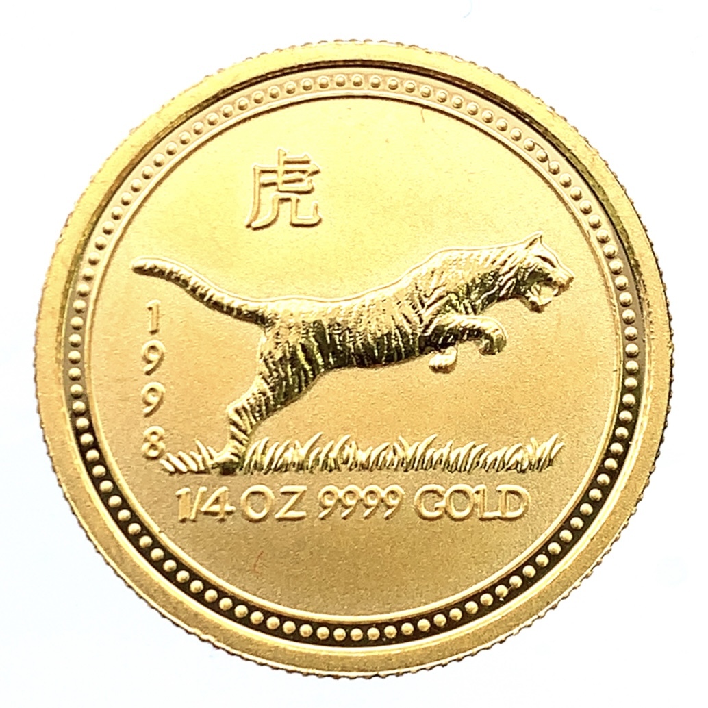 干支 金貨 虎 トラ オーストラリア 1998年 K24 純金 7.7g コイン イエローゴールド コレクション Gold