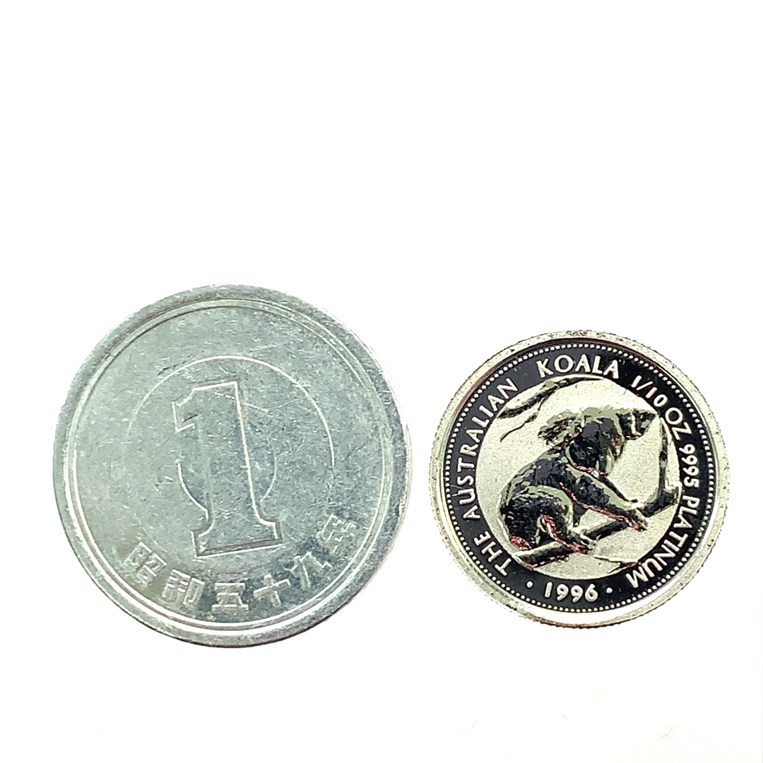  koala platinum . Australia 1996 year 3.1g platinum PT999 collection 