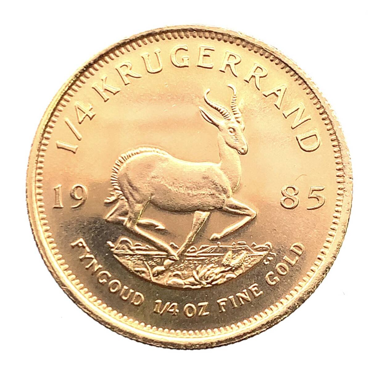  クルーガーランド金貨 1985年 8.4g 南アフリカ共和国 22金 イエローゴールド コレクション Gold_画像2