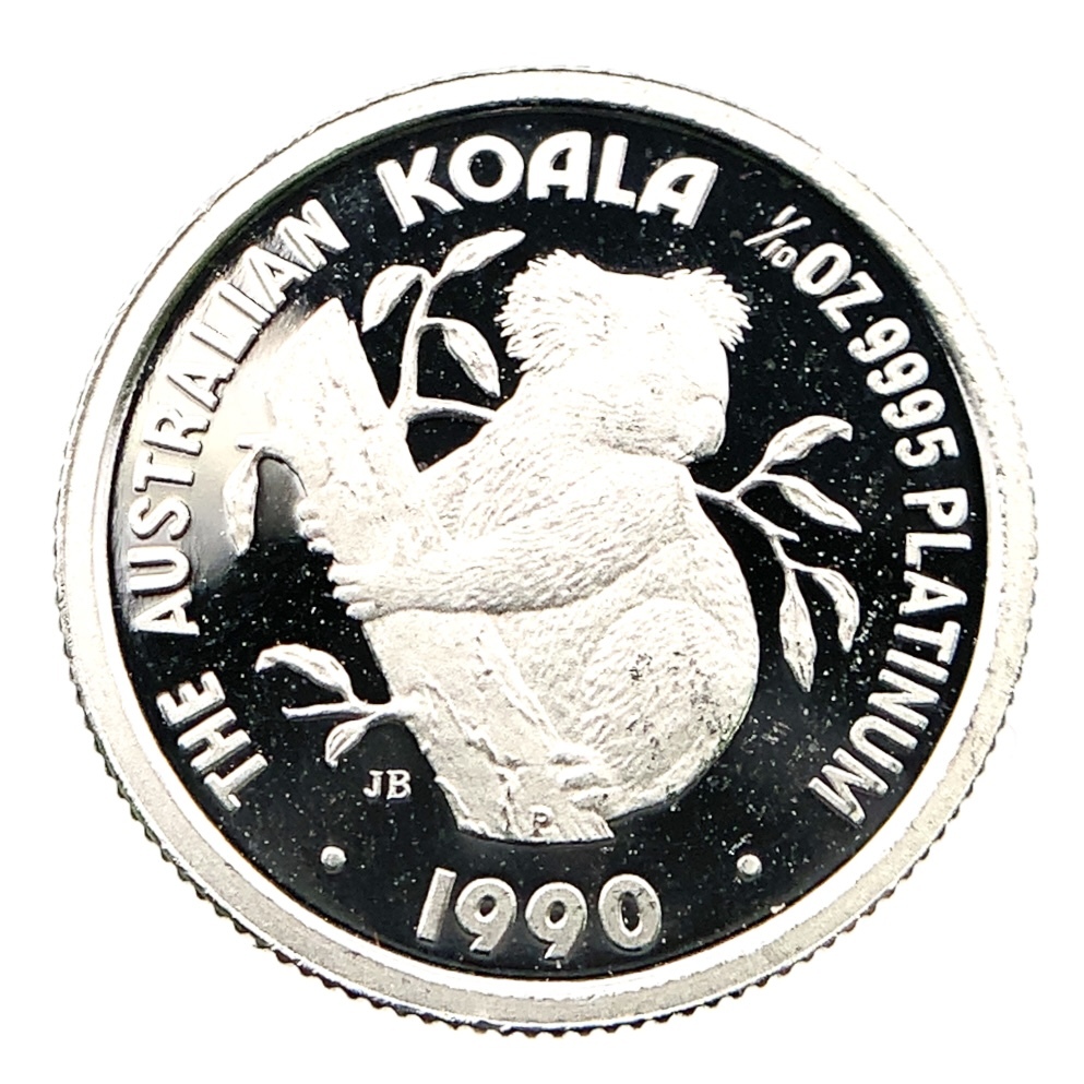 コアラ プラチナ貨 オーストラリア 1990年 3.1g プラチナ PT999 コレクション