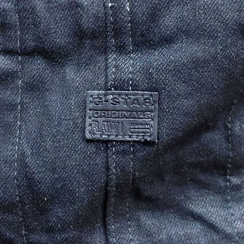 1円/G-STAR RAW/XSサイズ/デニム ブルゾン CITISHIELD SLIM JKT D14497-A670 撥水コーティング ガーメントダイ 新品/紺/ネイビー/ia130/_画像7