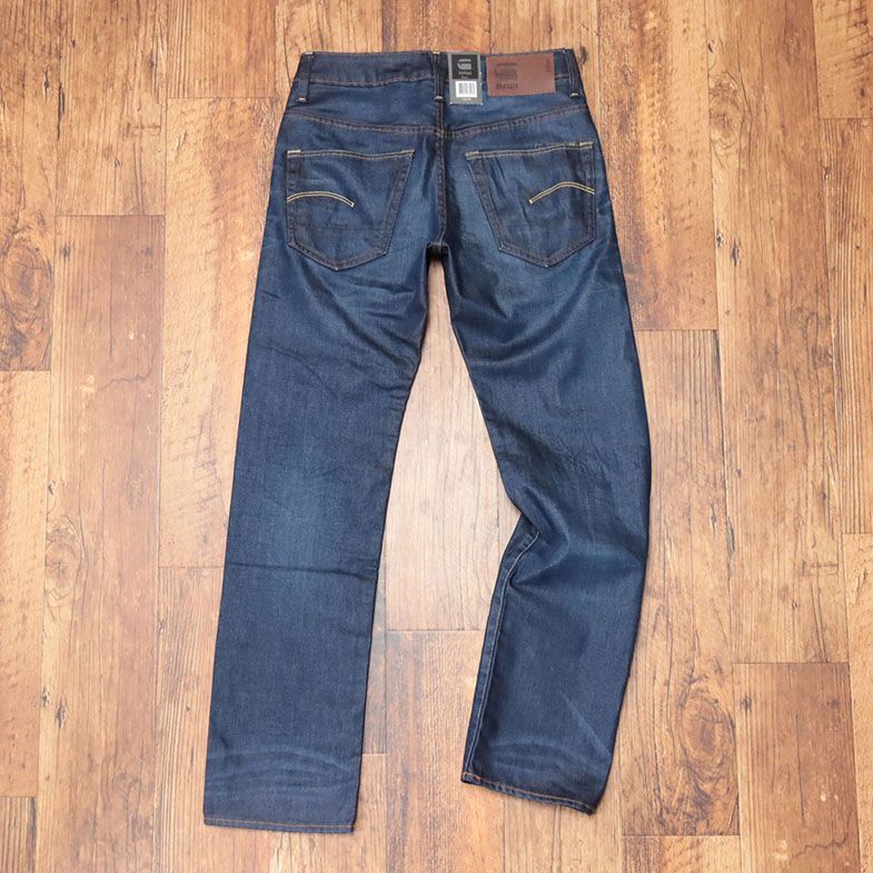 1円/G-STAR RAW/28インチ/デニムパンツ 3301 STRAIGHT 51002.4639 ウォッシュ加工 ストレート ジーンズ 新品/紺/ネイビー/ia238/_画像3