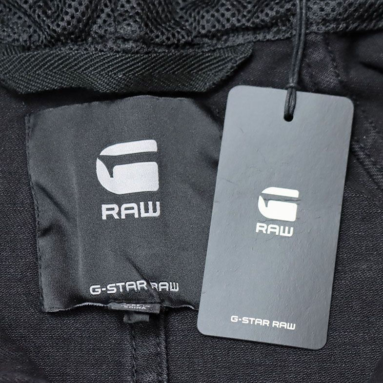 1円/G-STAR RAW/Sサイズ/デニム コート STRETT HDD PARKA D08082-B479 ストレッチ伸縮 ウォッシュ加工 ワイルド 新品/黒/ブラック/ia170/_画像8