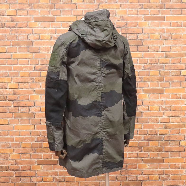 1 jpy /G-STAR RAW/S size / Mod's Coat BATT ZIP PARKA D14016-B560 camouflage military wild new goods / khaki /ia123/